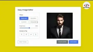 Build An Image Editor in HTML CSS & JavaScript | Image Editor in JavaScript