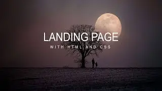 Simple Responsive Landing Page With HTML and CSS
