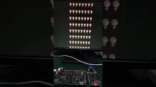 Zeal 8-bit Video Board's 128 sprites, animated! #tech #electronics #z80 #retrocomputer