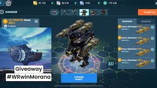 Ares Atomizer MK3 #WRwinMorana | War Robots Gameplay