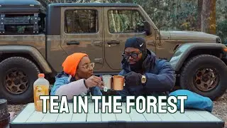 Black Couple Camping by the River | Nature ASMR, Soothing Soundtrack