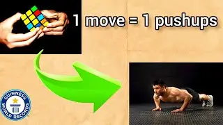 Solving a Cube | 1 move = 1 push up