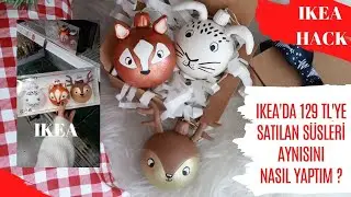 IKEA'DA 129TL'YE SATILAN SÜSLERİ NASIL YAPTIM ? // IKEA HACK #ikeahack