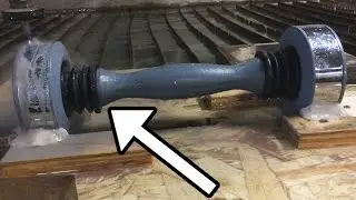 Shake Weight vs 60,000 PSI Waterjet
