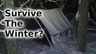 Homemade Hot Tent And Stove Update - Did they survive the winter?