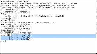 Convert List To PyTorch Tensor - PyTorch Tutorial