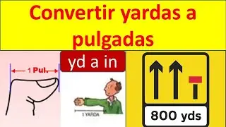 convertir yardas a pulgadas