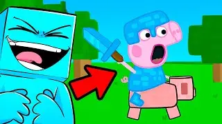 Peppa Pig Juega Minecraft por Primera Vez!