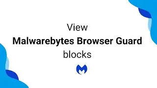 View Malwarebytes Browser Guard blocks