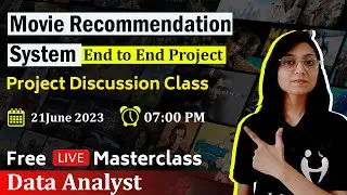 Free Python Masterclass | Movie Recommendation System | End to End Project Discussion | Data Analyst