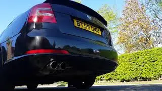 2005 Skoda Octavia VRS 2.0TFSI K04 Turbo back 3" Milltek Exhaust Cold Start