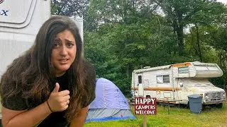 Overnight At The WORST Rated Campground | I Almost Left.