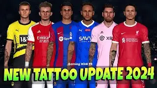 PES 2017 TATTOO PACK FOR NEXT SEASON PATCH V4 AIO