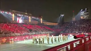 Спасская башня 2024. Большой военный оркестр вооруженных сил Венесуэлы.