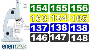 CORREÇÃO DA PROVA DO ENEM 2024 (Questões 154 , 155 e 156) , Caderno Verde