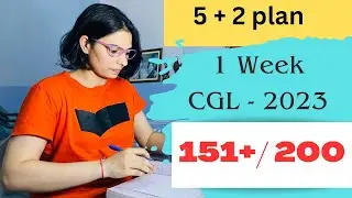 How to make your weekly schedule for CGL 2023 