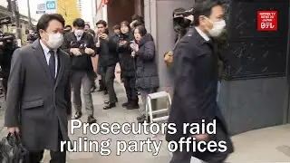 Prosecutors raid ruling party offices amid slush fund scandal