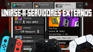 AÑADIR SERVIDORES EXTERNOS EN MINECRAFT PS4, XBOX ONE Y NINTENDO SWITCH