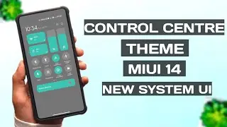 Miui 14 New Control Centre Theme For Redmi,Poco & Mi Phone | New Lockscreen,System UI & Homescreen