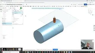 Placing a Hole in A Cylindrical Wall in OnShape