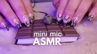 ASMR Tapping & Scratching with mini mic 🎤  (No Talking)