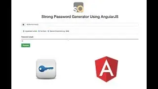 Strong Password Generator Using AngularJS