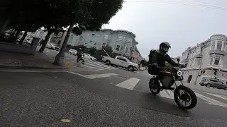 ONYX RCR Electric Motorbike | Rainy Streets of San Francisco