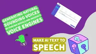 Convert text to speech By Forcing Google AND Amazon's Voice Engines