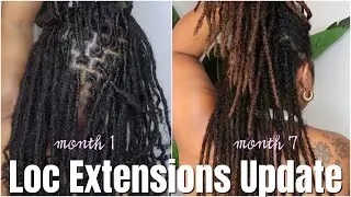 7 Month Loc Extensions Update :: Slipping, Budding, & Fullness