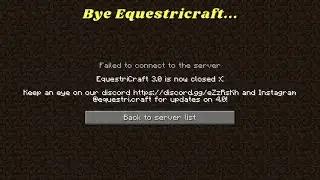 Equestricraft's Final Moments