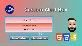 Create a Custom Alert Box using HTML, CSS & JavaScript | Customized Dev