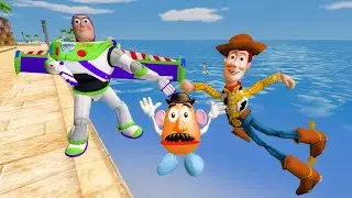 Gmod Toy Story Ragdolls [ Potato | Jessie | Woody | Buzz ] vol.10