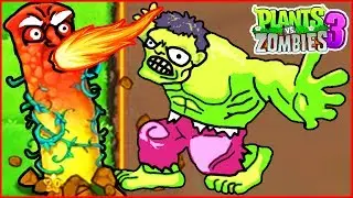Plants Vs Zombies 3 Heroes Растения против Зомби 3 про Героев - мультик-игра для детей 6