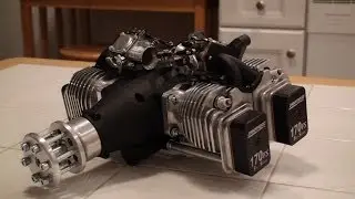 Unboxing the Rotomotor 170 FS - 170cc 4 Stroke 4 Cylinder Gas RC Engine!