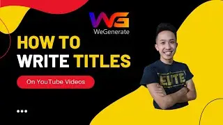How To Write Title On YouTube Video