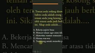 soal karakteristik pribadi cpns 2023