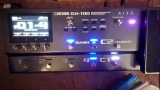 Процессор BOSS GX100 | БЫСТРЫЙ СТАРТ
