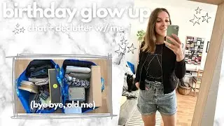 Decluttering my studio to celebrate my birthday | chat + declutter with me | ✨ birthday glow up ✨