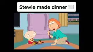 Stewie made Dinner 😂 #viral #thefamilyguy