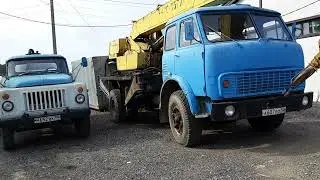 МАЗ 5535 и ГАЗ 53