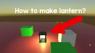 Game modeling for begginers! How to make simple lamp/lantern in Unity! [SketchUp modeling]