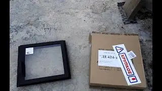 $90 A Door for wood burning stove / Стеклянная дверца для печи, в  камин. Термостойкое стекло.