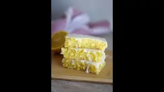 White Chocolate Lemon Blondies