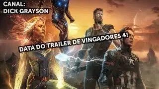 REVELADA A DATA DO TRAILER DE VINGADORES 4