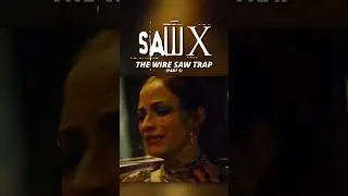 'The Wire Saw' Trap Scene (Part 1) from Saw X (2023) #shorts #sawx #horrorclips