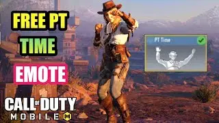 *NEW* COD MOBILE - how to get FREE PT TIME emote in Call Of Duty Mobile!