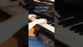 🎹Need the exercise?▶️#46, 125 Exercises in passage-playing, Op.261 - C.Czerny #shorts#piano#etude