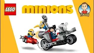 LEGO® Minions 75549 Gru's Unstoppable Bike Chase Speed Build Review! By Ziad