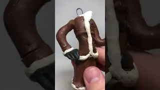 Лиса Алиса из пластилина 