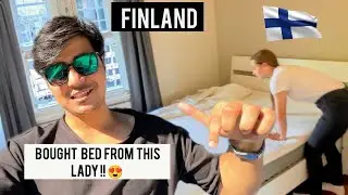 Bought Bed From This Girl 😃 in Finland 🇫🇮 #cheapfurniture #finland